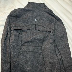 Gray zip up lululemon jacket